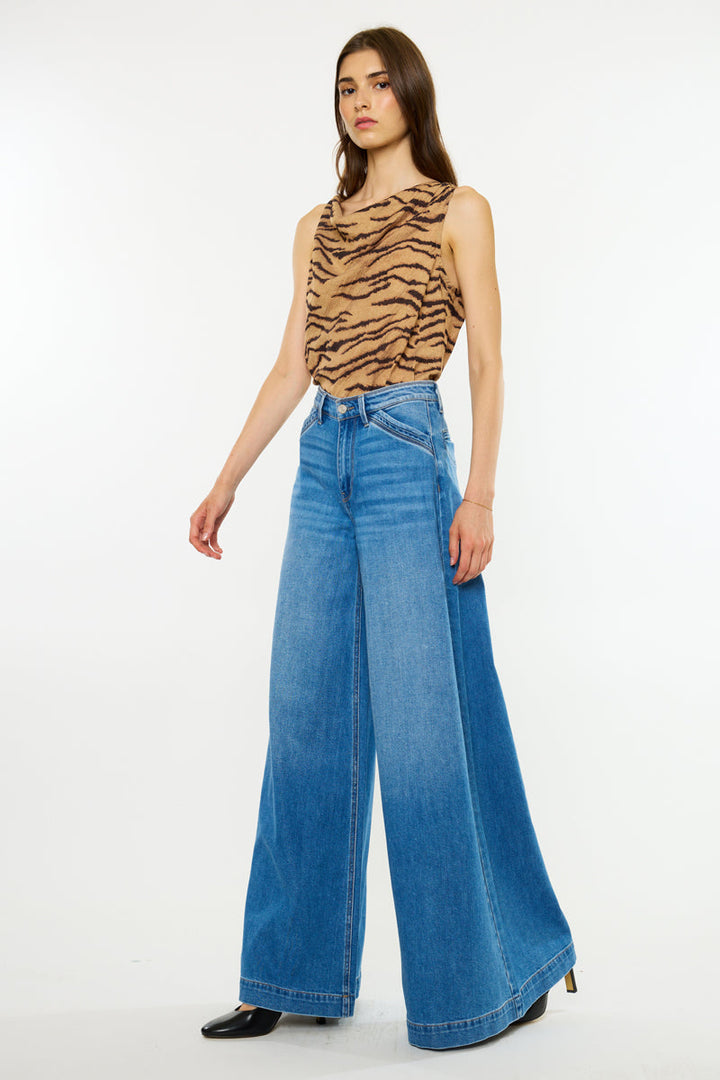 Kancan Ultra Wide Leg Trouser
