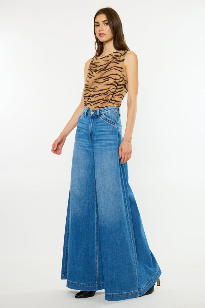 Kancan Ultra Wide Leg Trouser