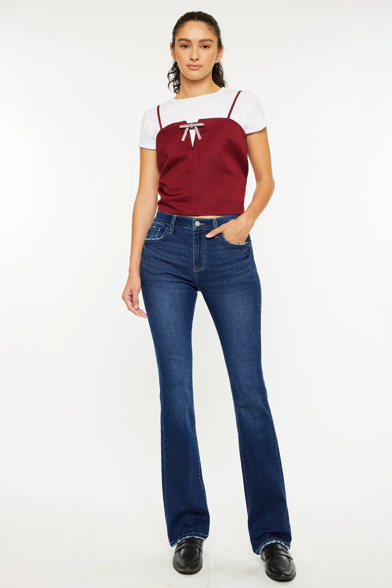 Kancan Skinny Bootcut Jean