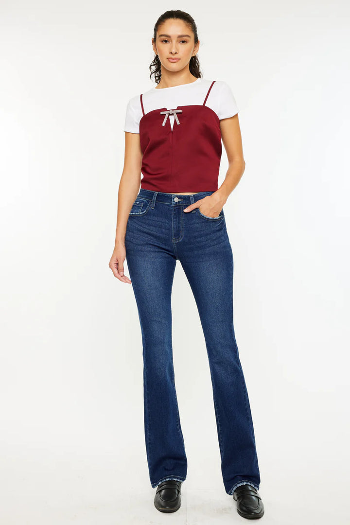 Kancan Skinny Bootcut Jean