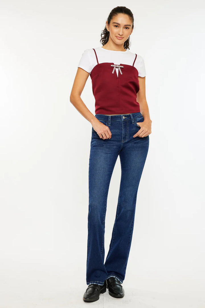 Kancan Skinny Bootcut Jean