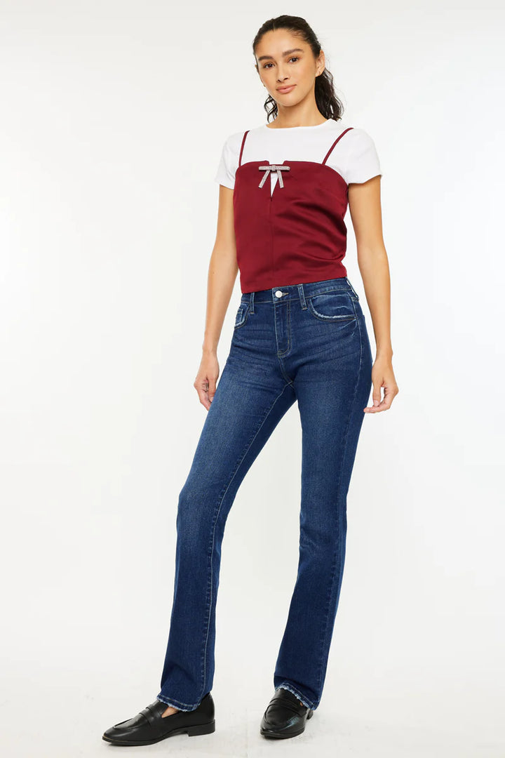 Kancan Skinny Bootcut Jean