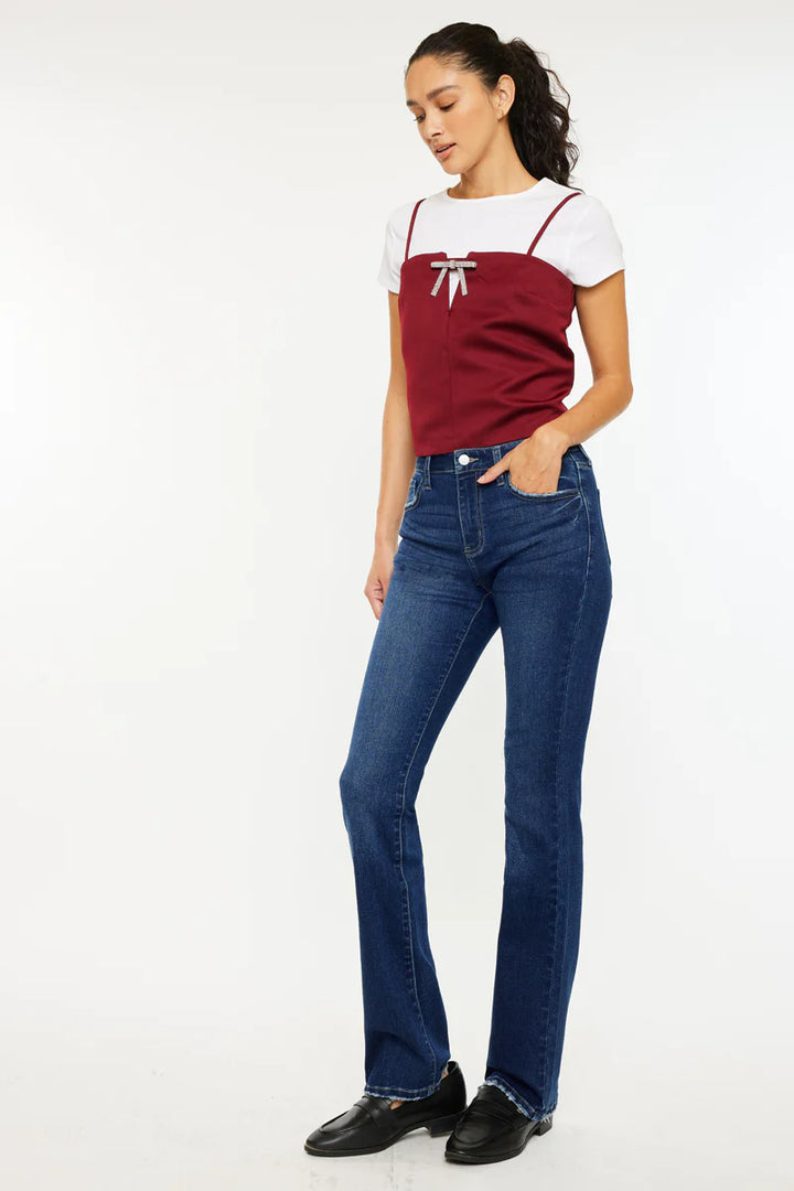Kancan Skinny Bootcut Jean