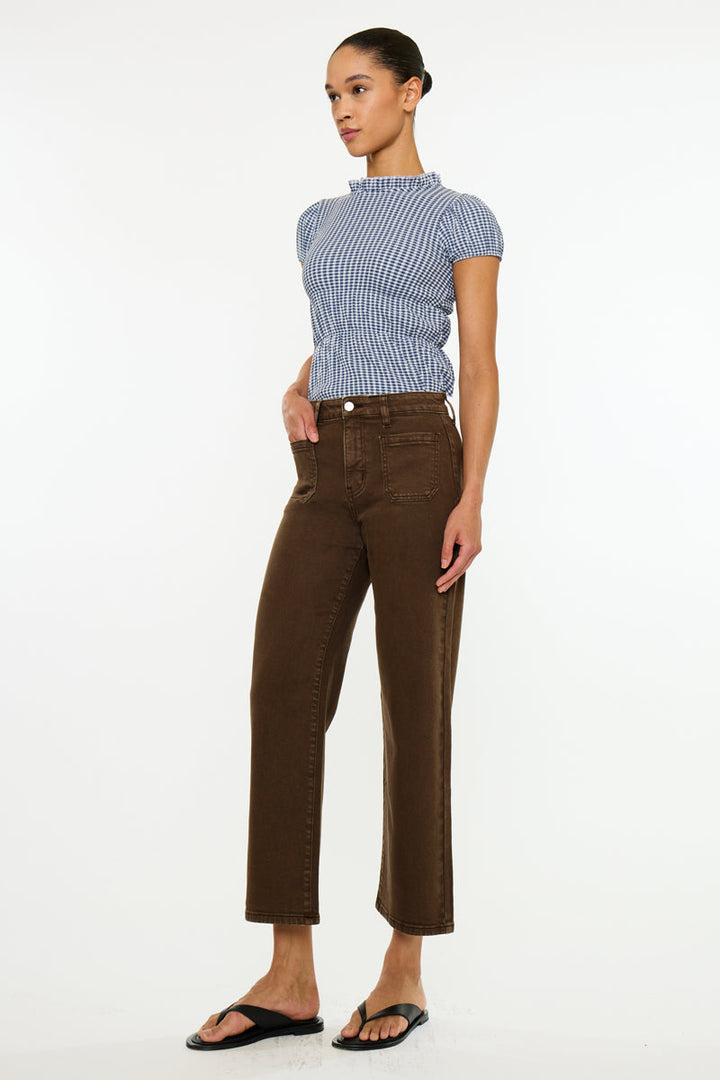 Kancan Kamille Slim Leg Pocket Jean