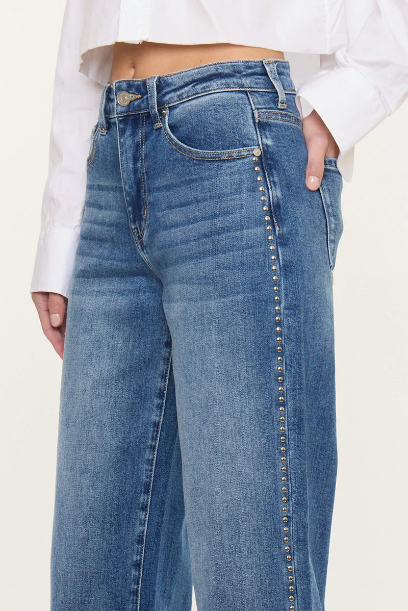 Kancan Mailene Crop Wide Leg Jean
