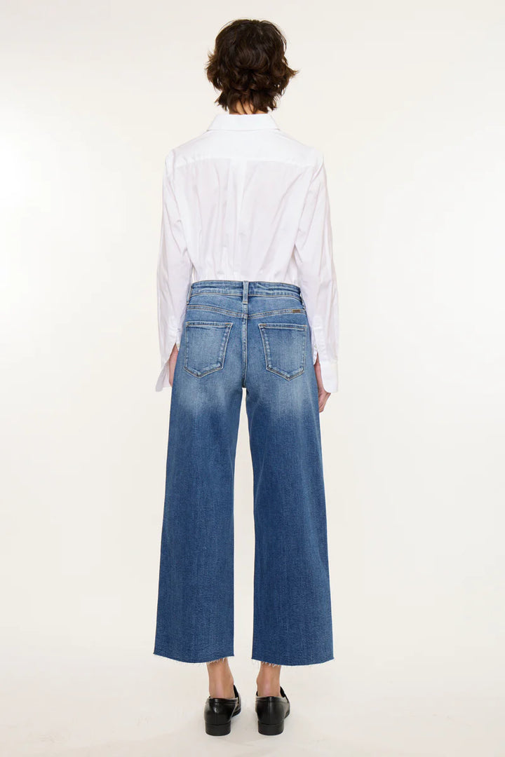 Kancan Mailene Crop Wide Leg Jean