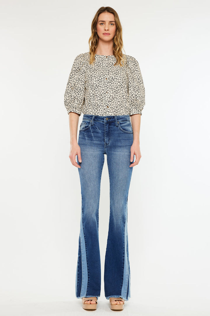Kancan Roxy High Rise Flare Jean