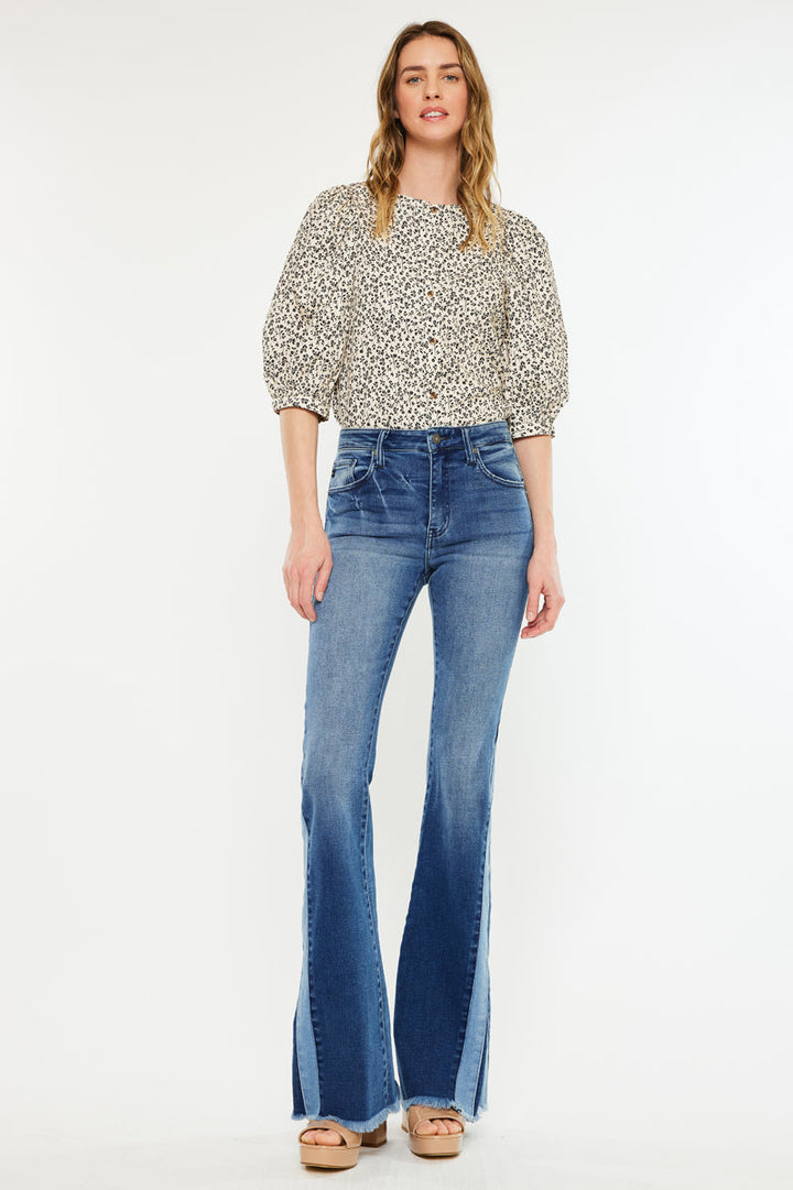 Kancan Roxy High Rise Flare Jean