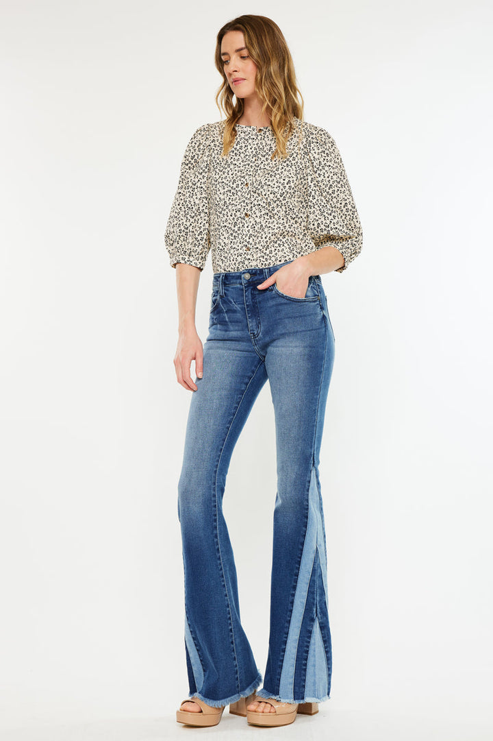 Kancan Roxy High Rise Flare Jean
