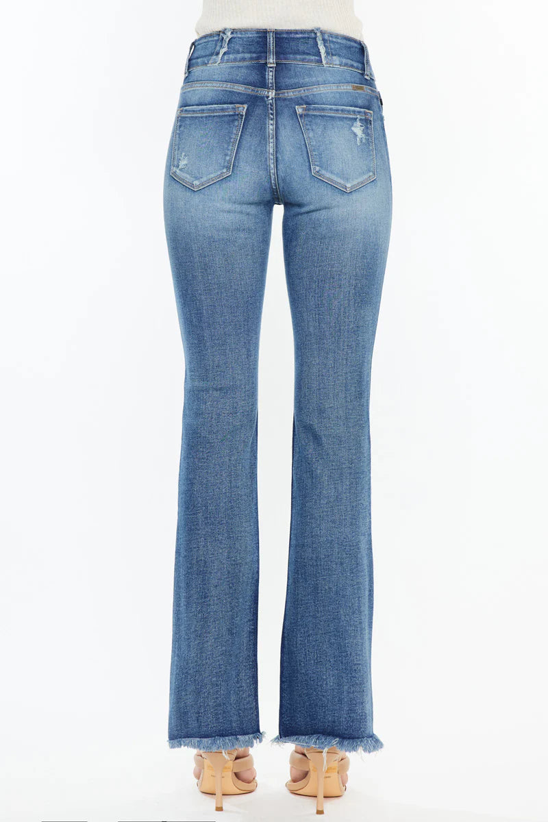 Kancan Ruby Bootcut Fray Jean
