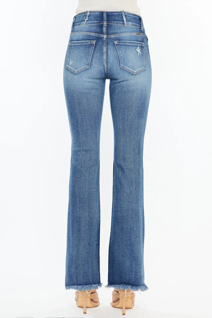 Kancan Ruby Bootcut Fray Jean
