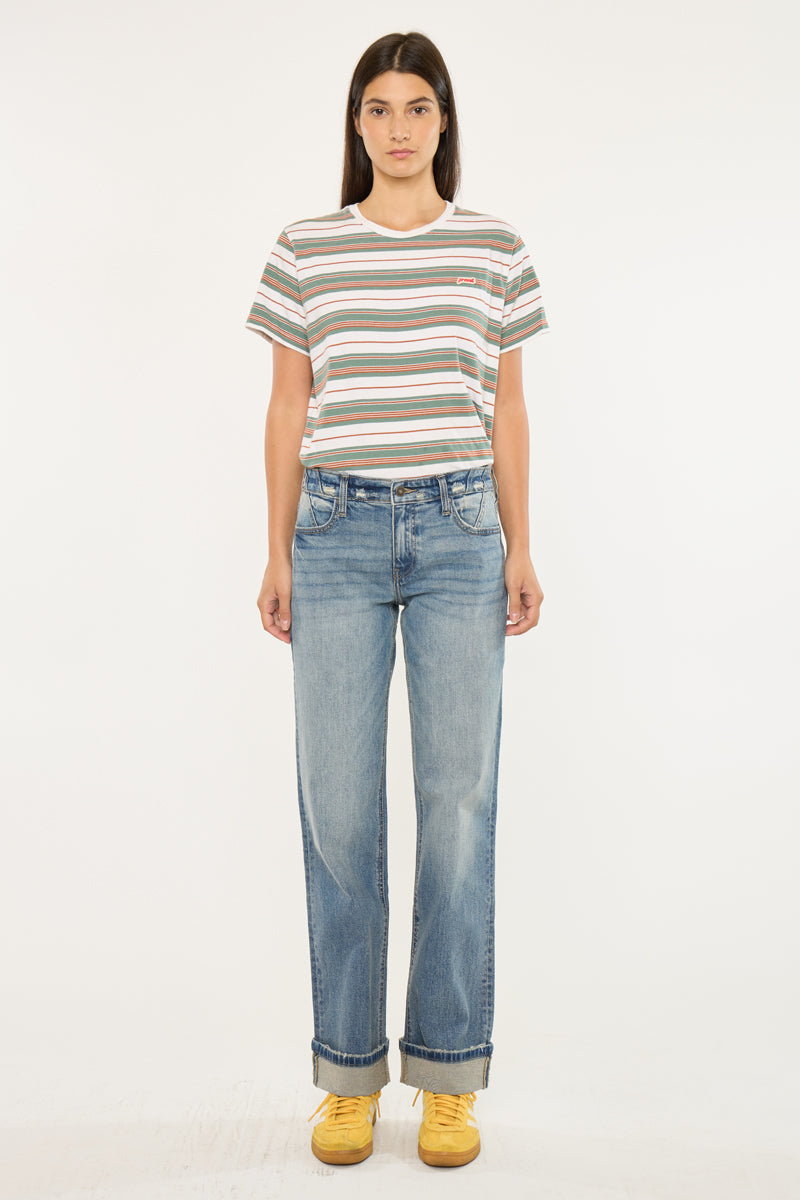 Kancan Baggy Straight Leg Jean
