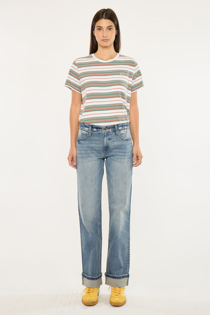 Kancan Baggy Straight Leg Jean