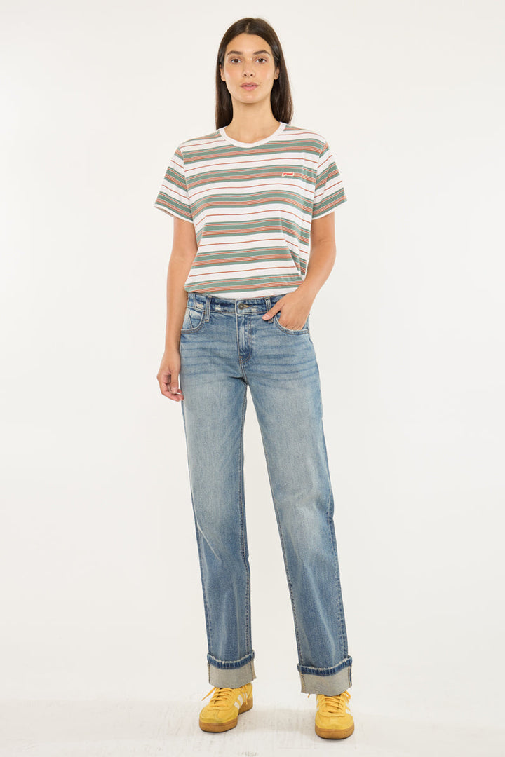 Kancan Baggy Straight Leg Jean