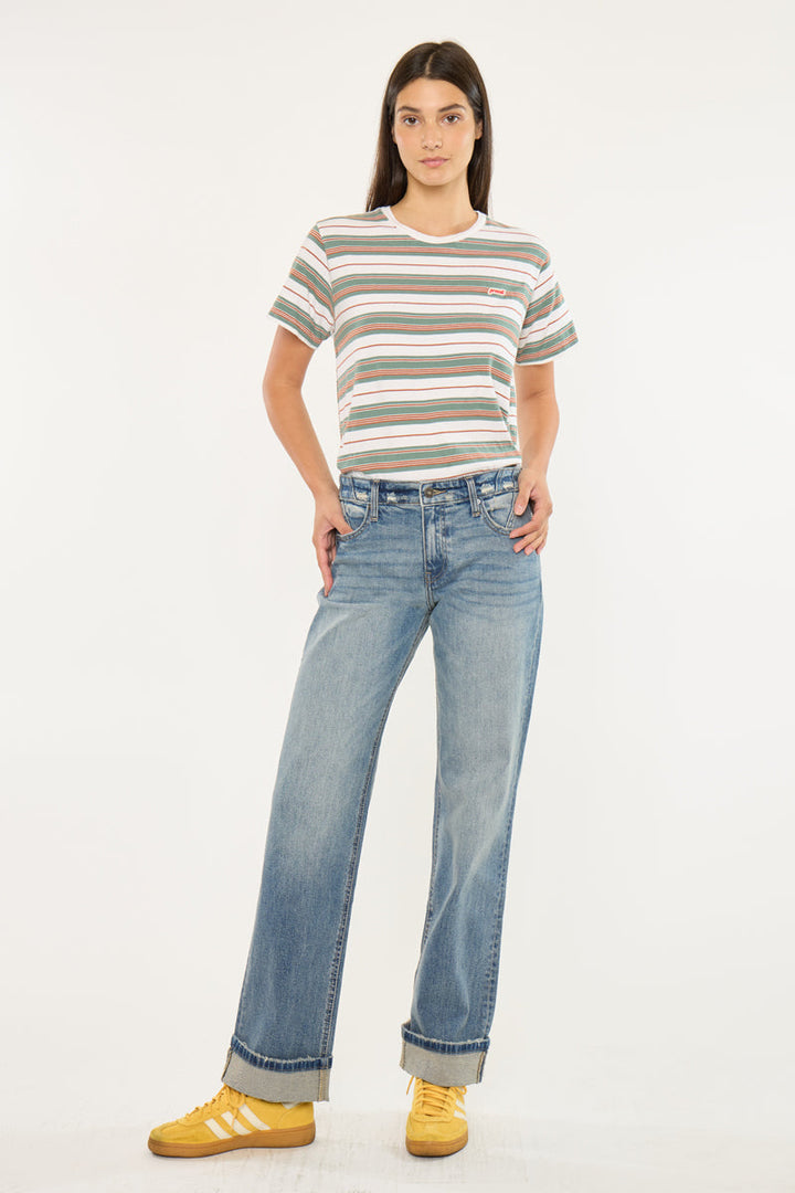 Kancan Baggy Straight Leg Jean