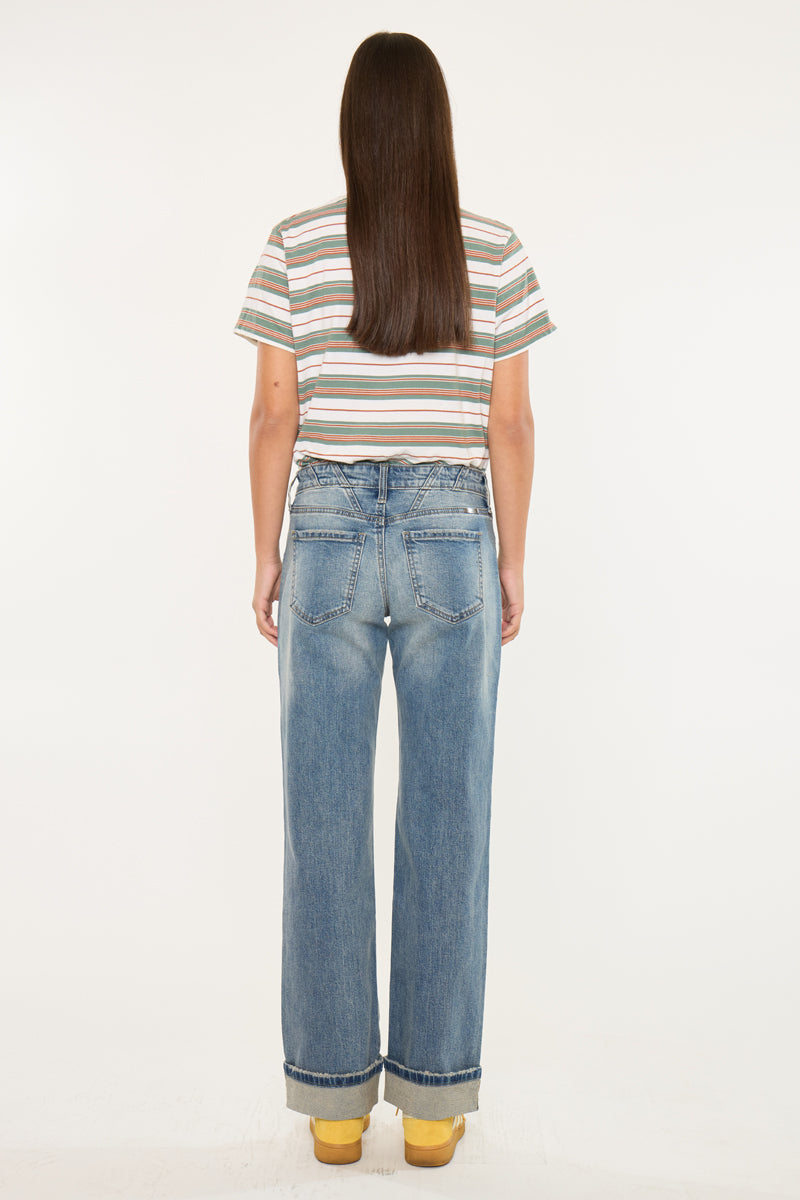 Kancan Baggy Straight Leg Jean