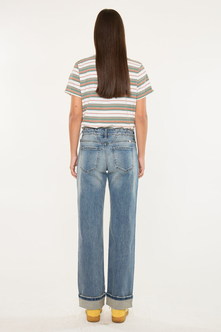 Kancan Baggy Straight Leg Jean