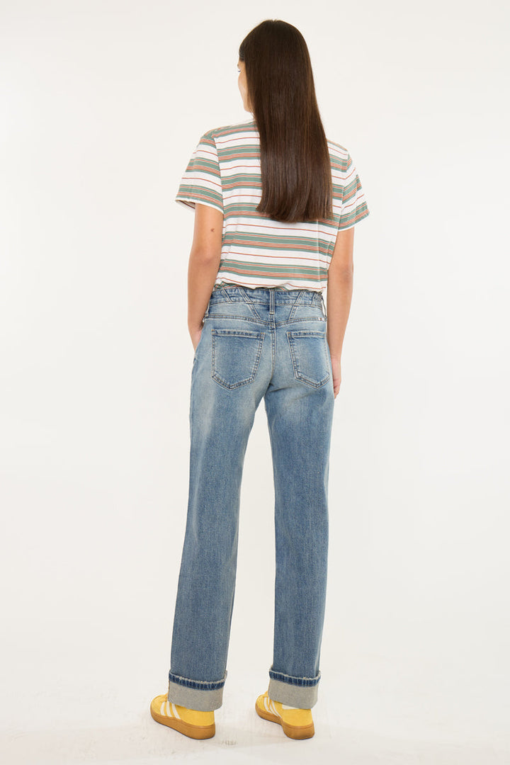 Kancan Baggy Straight Leg Jean
