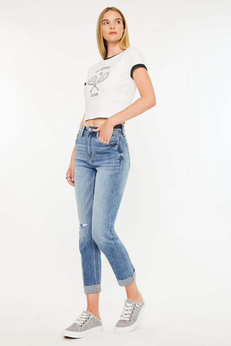 Kancan Celine Slim Straight Leg Jean