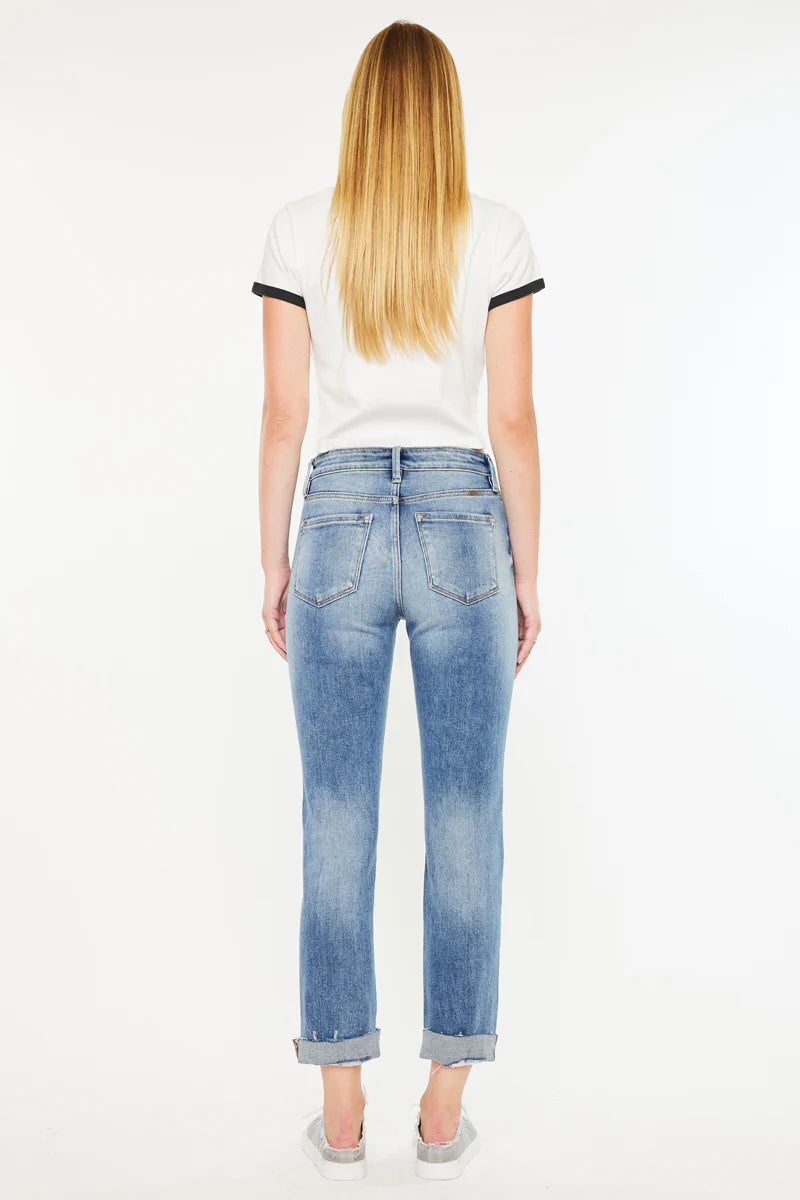 Kancan Celine Slim Straight Leg Jean