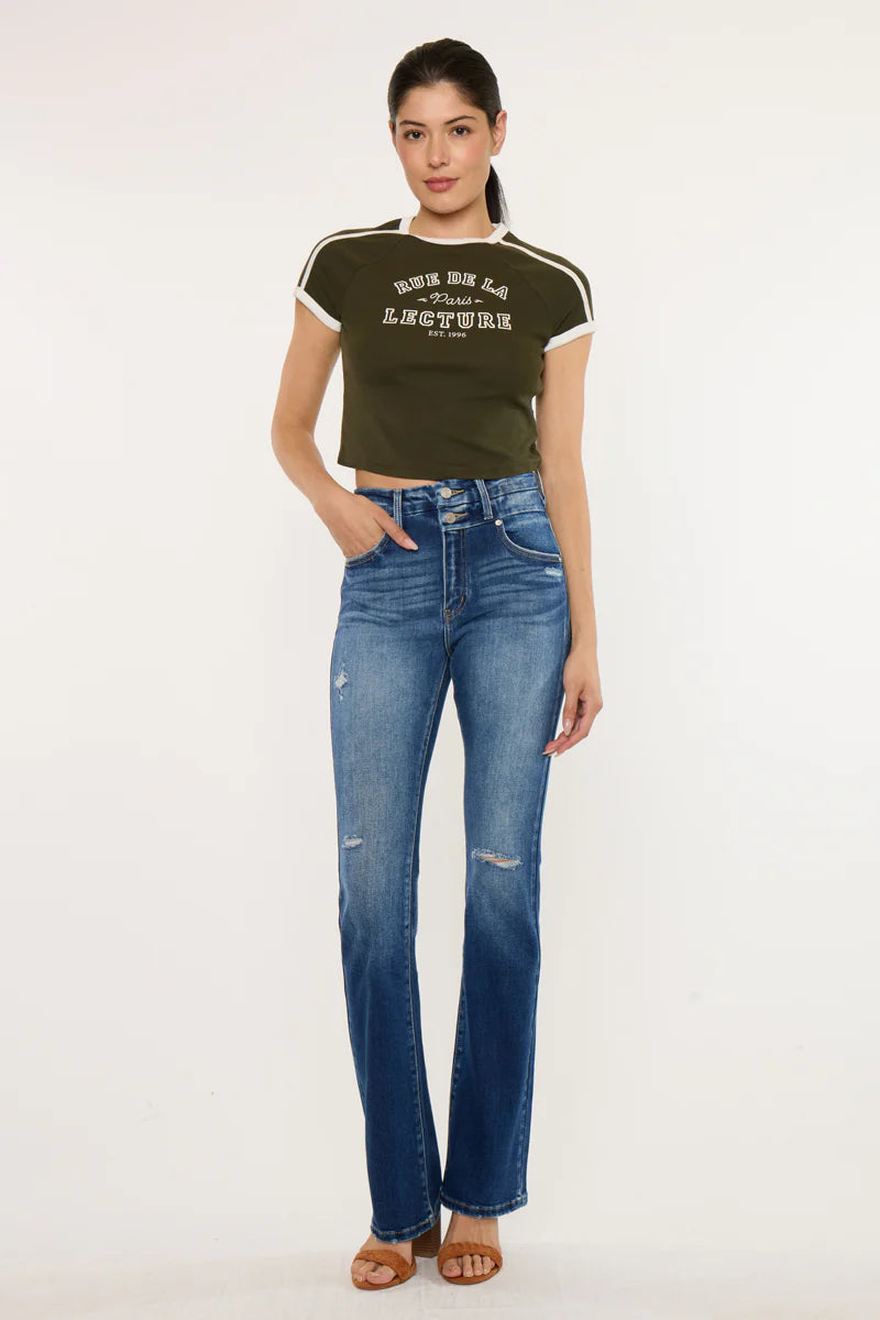 Kancan Dara High Rise Bootcut Jean