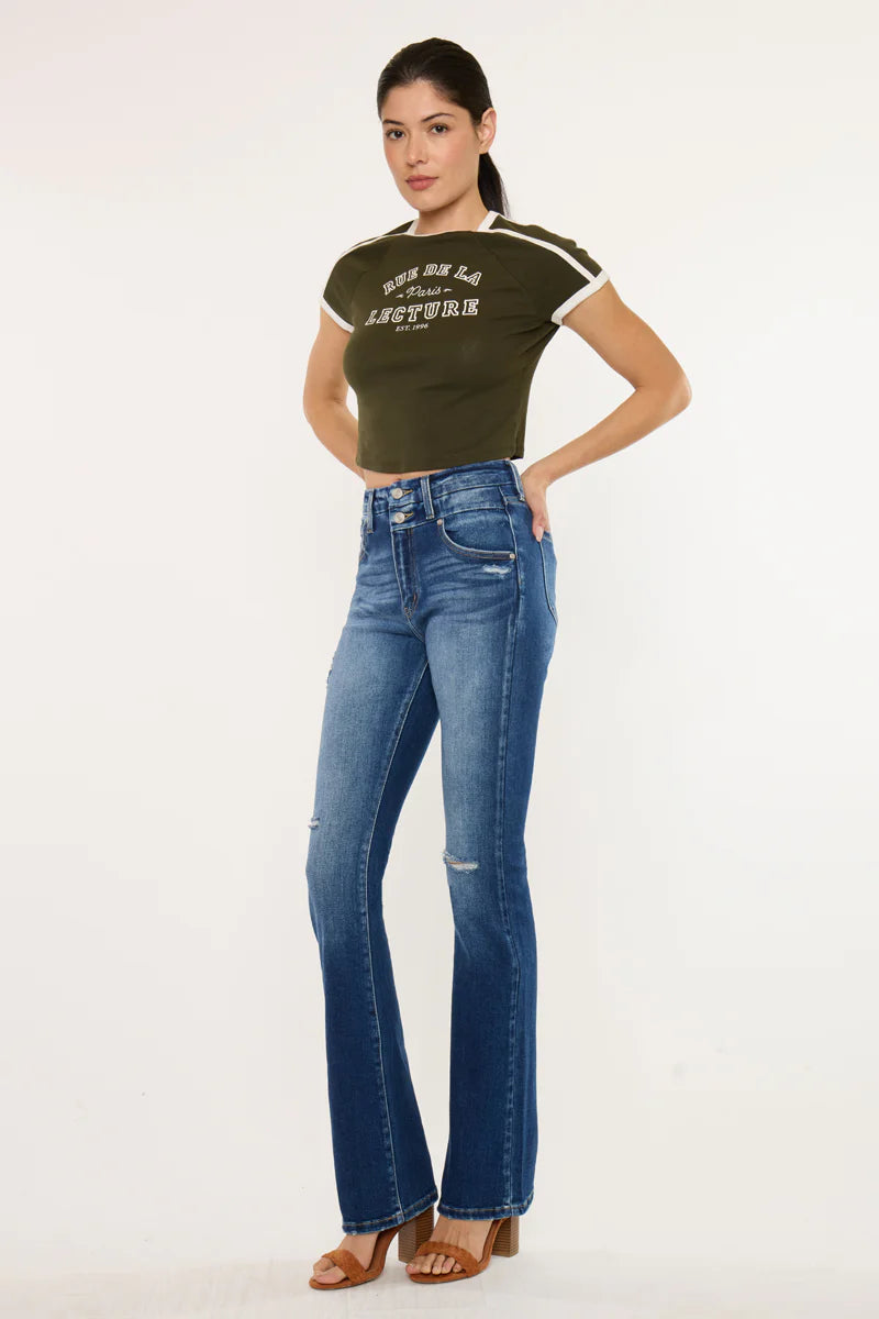 Kancan Dara High Rise Bootcut Jean