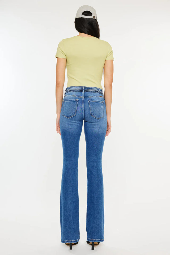 Kancan Kiera Mid Rise Bootcut Jean