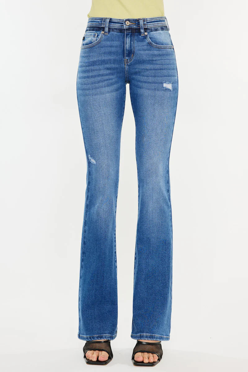 Kancan Kiera Mid Rise Bootcut Jean