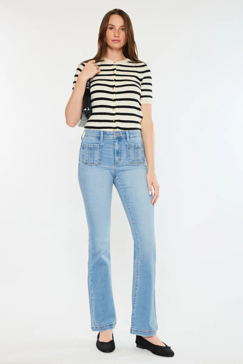Kancan Flared Pocket Jean