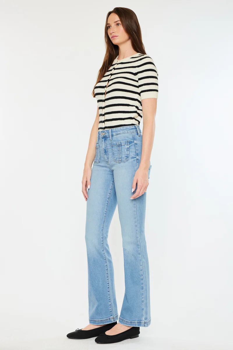 Kancan Flared Pocket Jean
