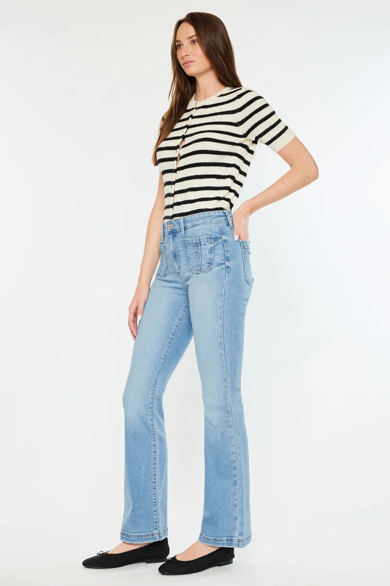 Kancan Flared Pocket Jean