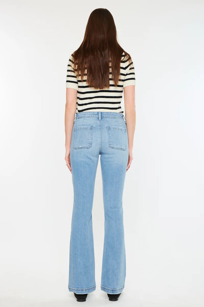Kancan Flared Pocket Jean