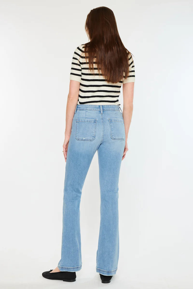 Kancan Flared Pocket Jean
