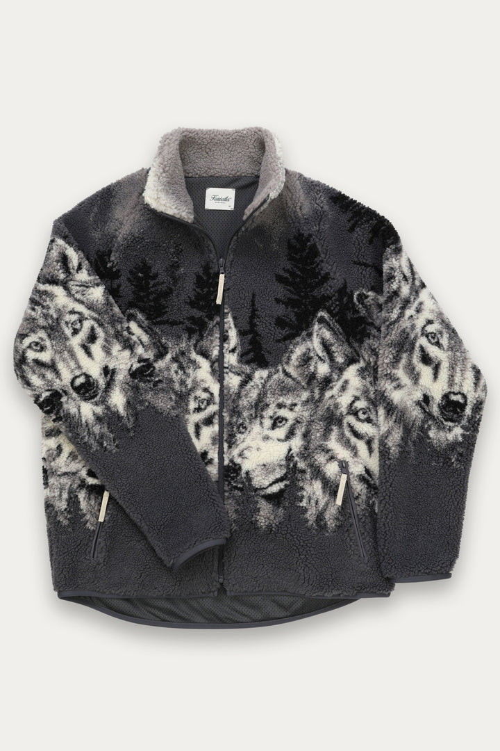 Kuwalla Sherpa Fleece Jacket (Wolf Pack)