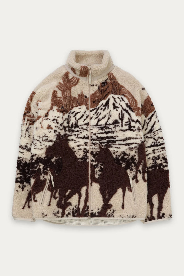 Kuwalla Sherpa Fleece Jacket (Desert Stallion)