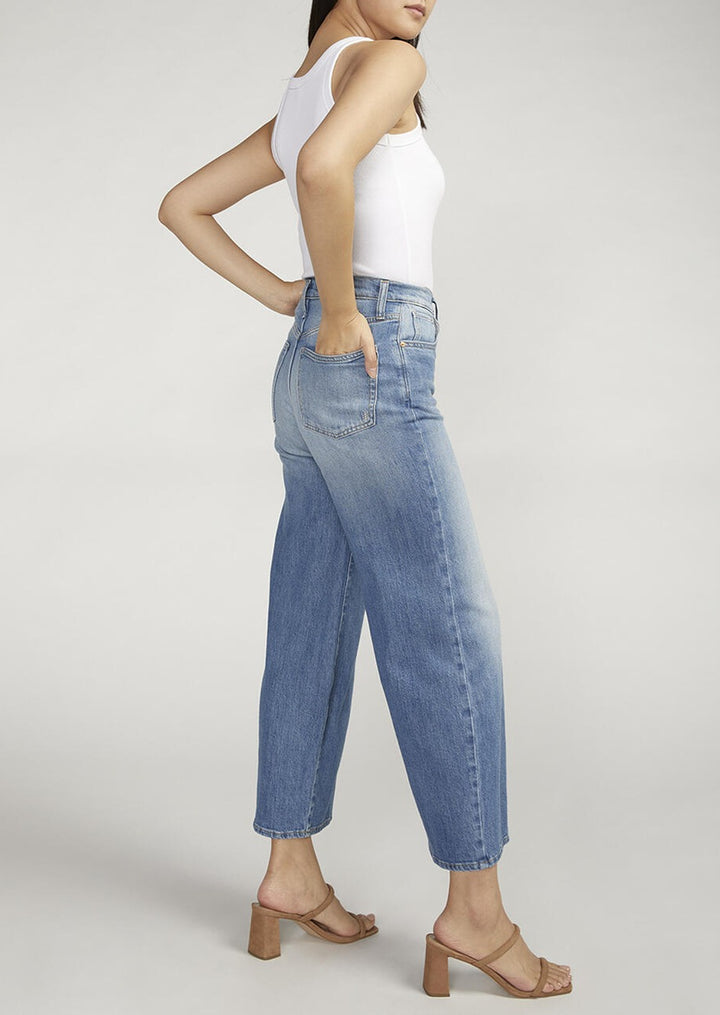 Silver Highly Desirable Wide Leg Jean