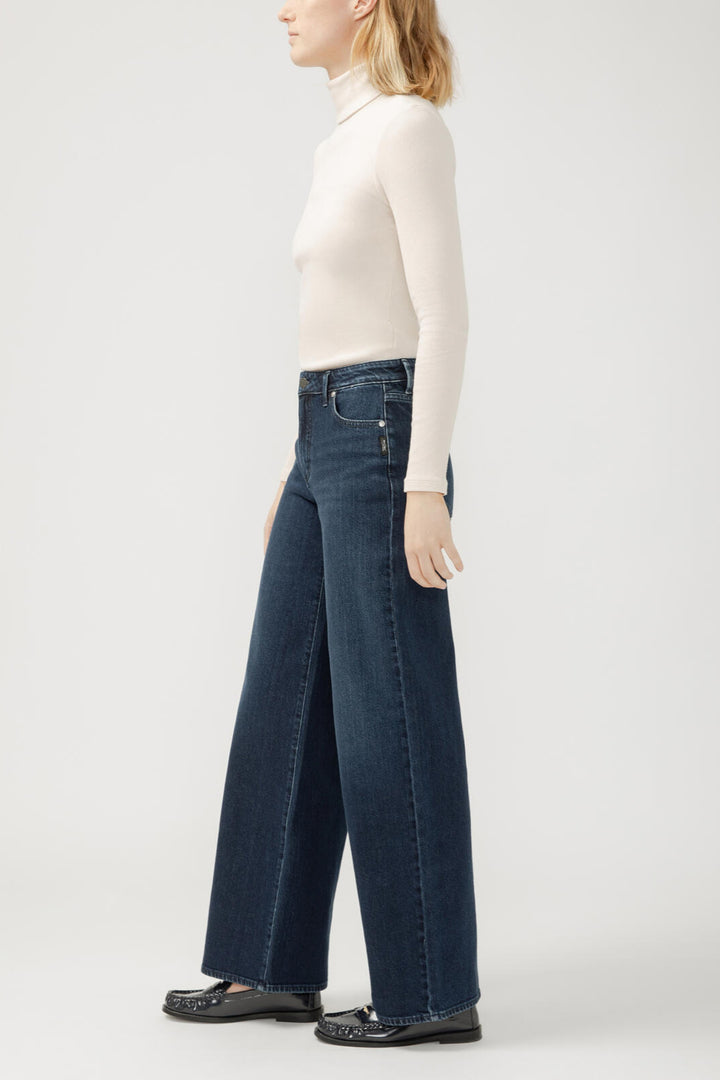 Silver Isbister Classic Wide Leg Jean 33"