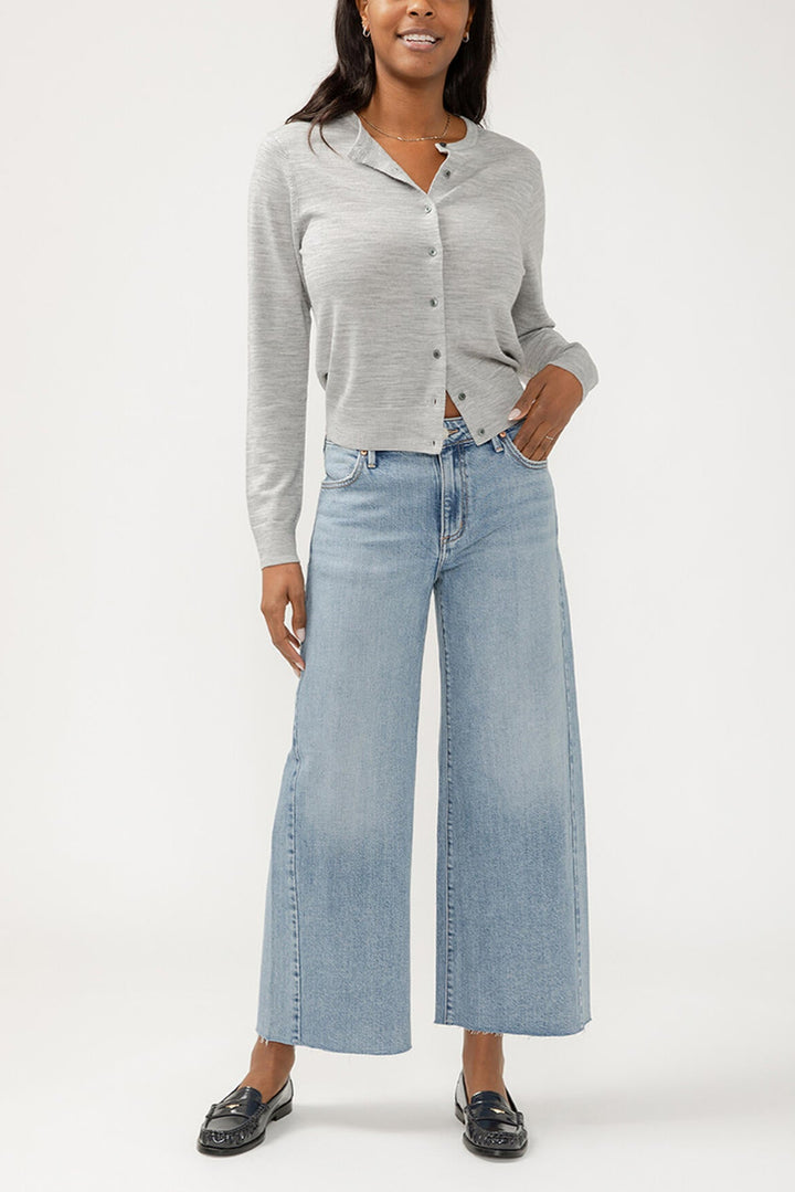 Silver Isbister High Rise Wide Leg Jean