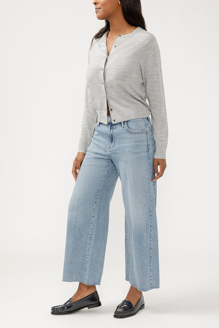Silver Isbister High Rise Wide Leg Jean