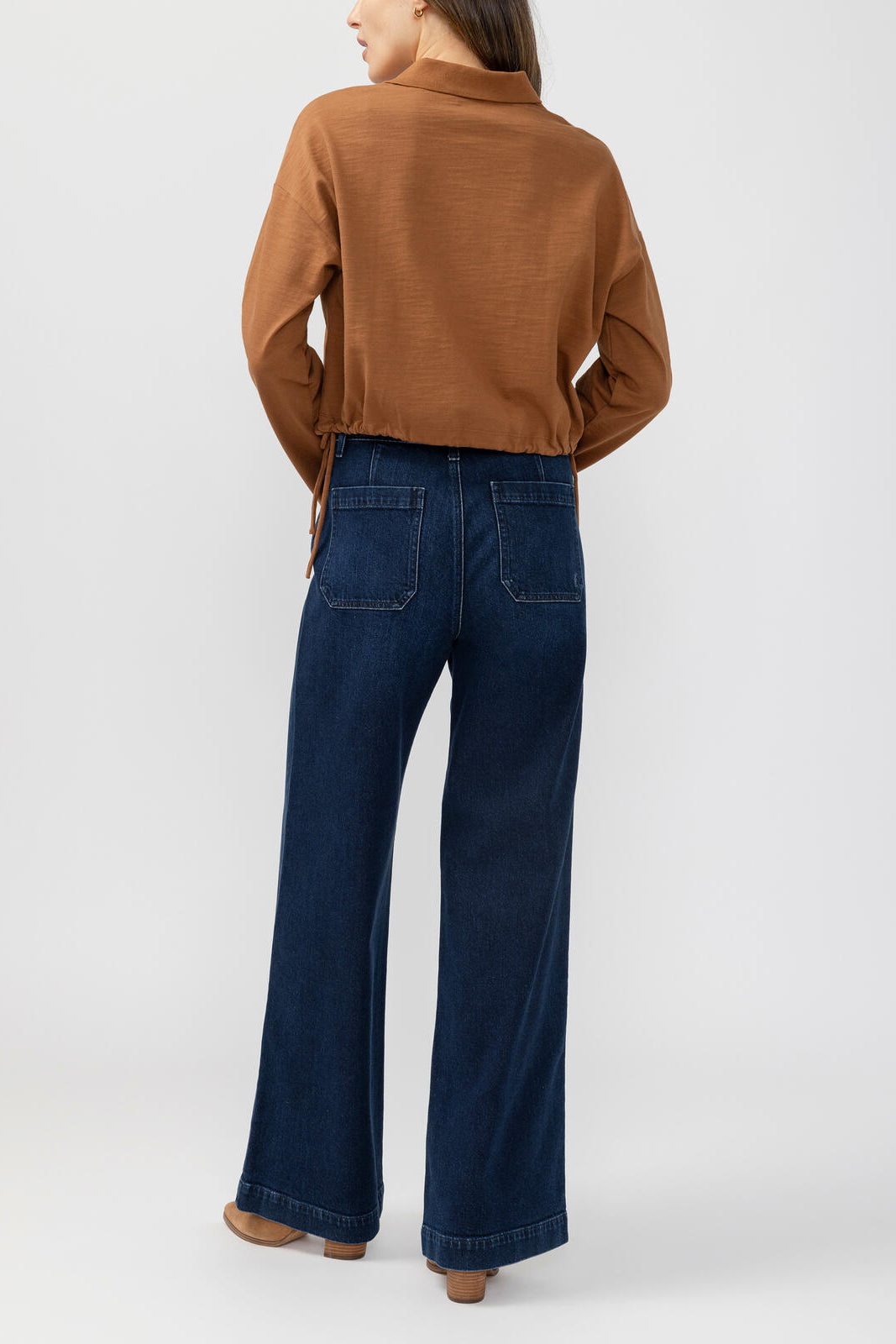 Silver Vintage Wide Leg Jean