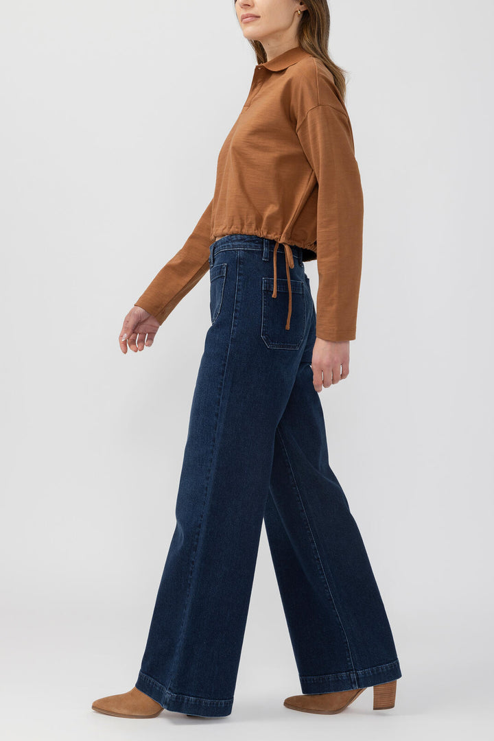 Silver Vintage Wide Leg Jean