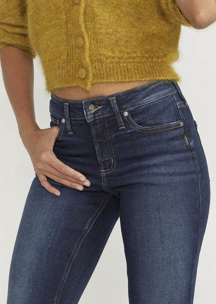 Silver Infinite Mid Rise Bootcut Jean - 31"