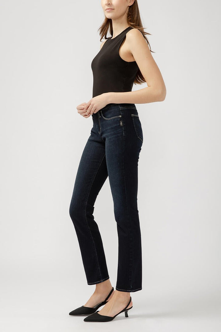 Silver Suki Curvy Mid Rise Jean