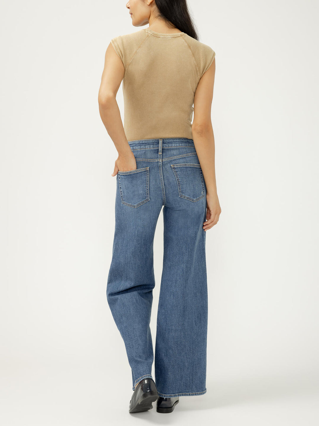 Silver Suki Mid Rise Knit Flex Jean -31"