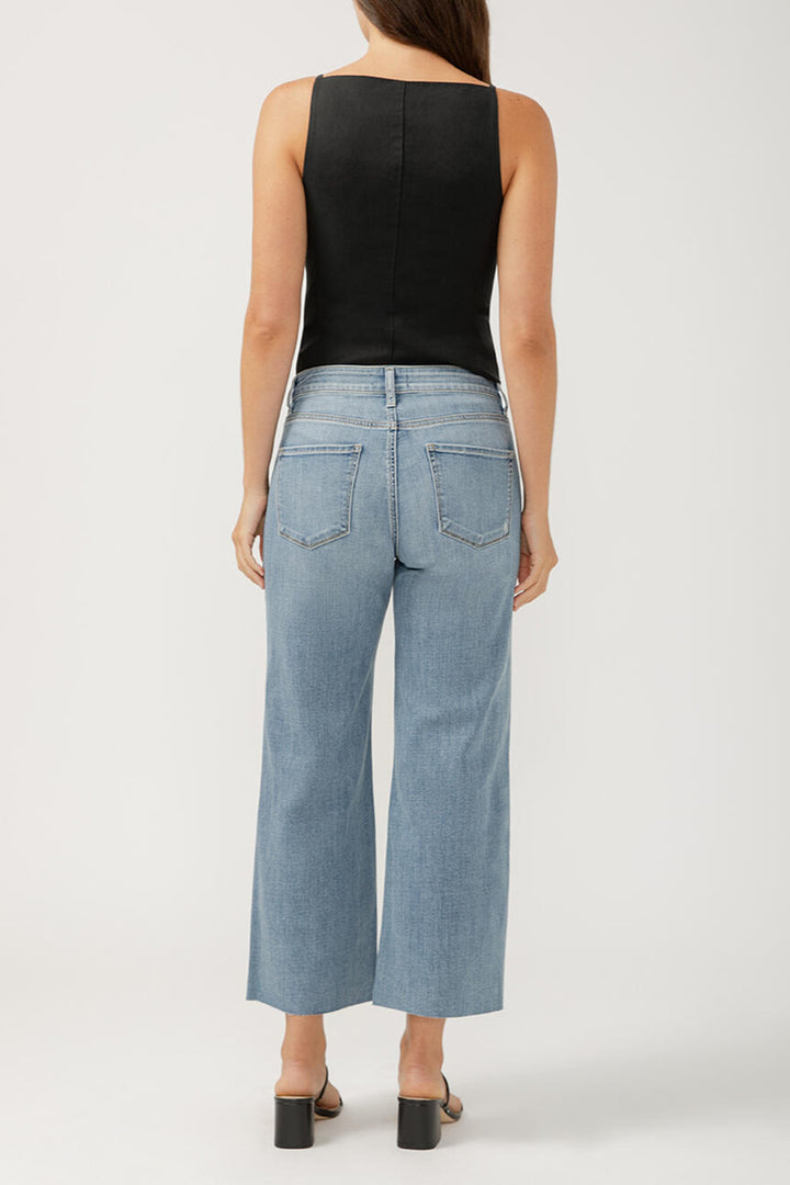 Silver Suki Ankle Wide Leg Jean (Indigo)