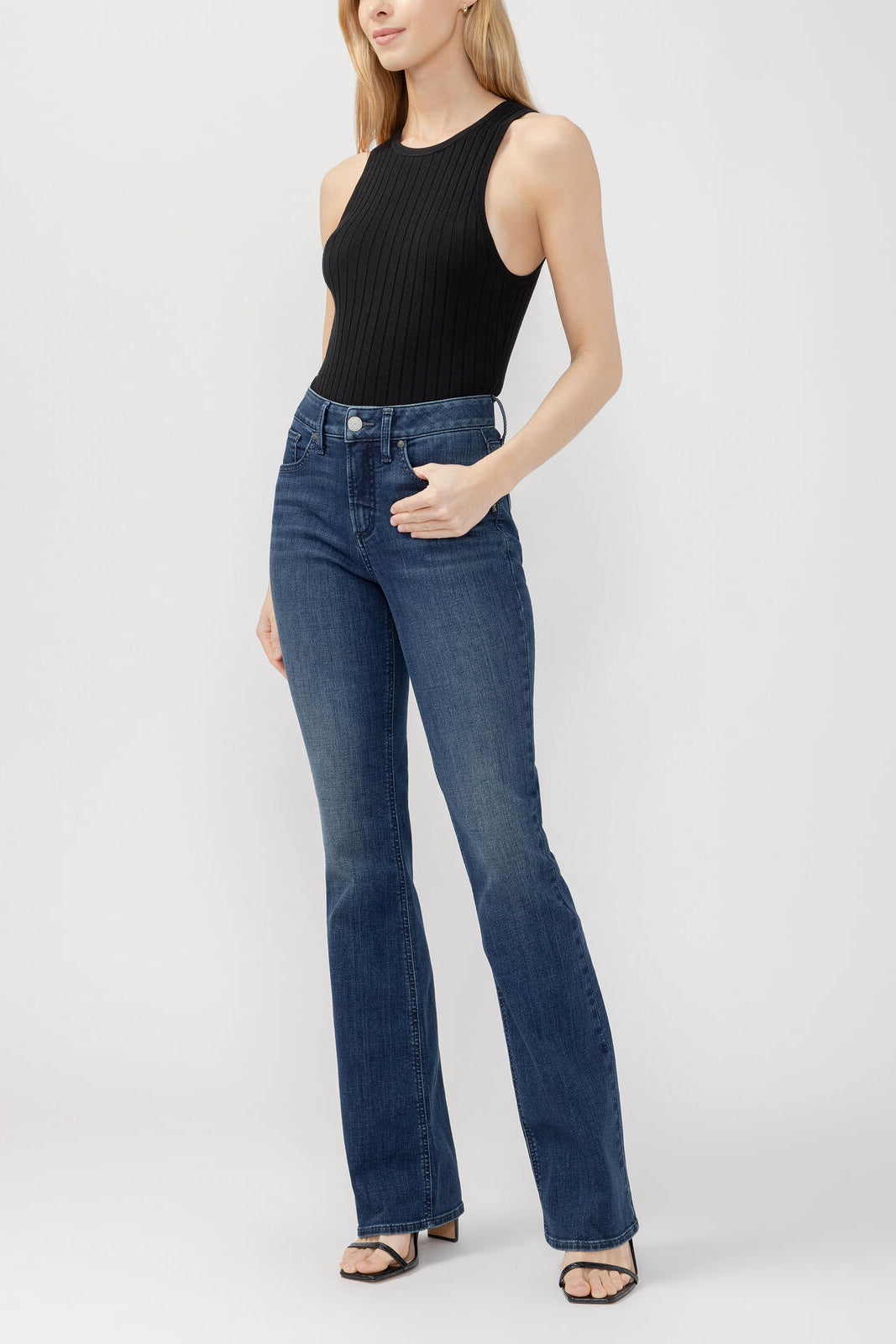 Silver Avery Curvy Bootcut Jean - 31"