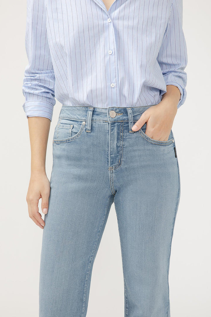 Silver Avery High Rise Trouser