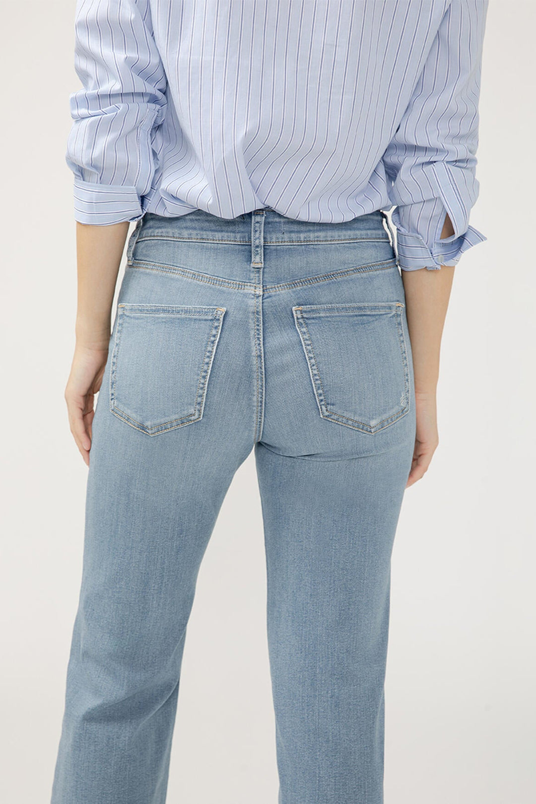 Silver Avery High Rise Trouser