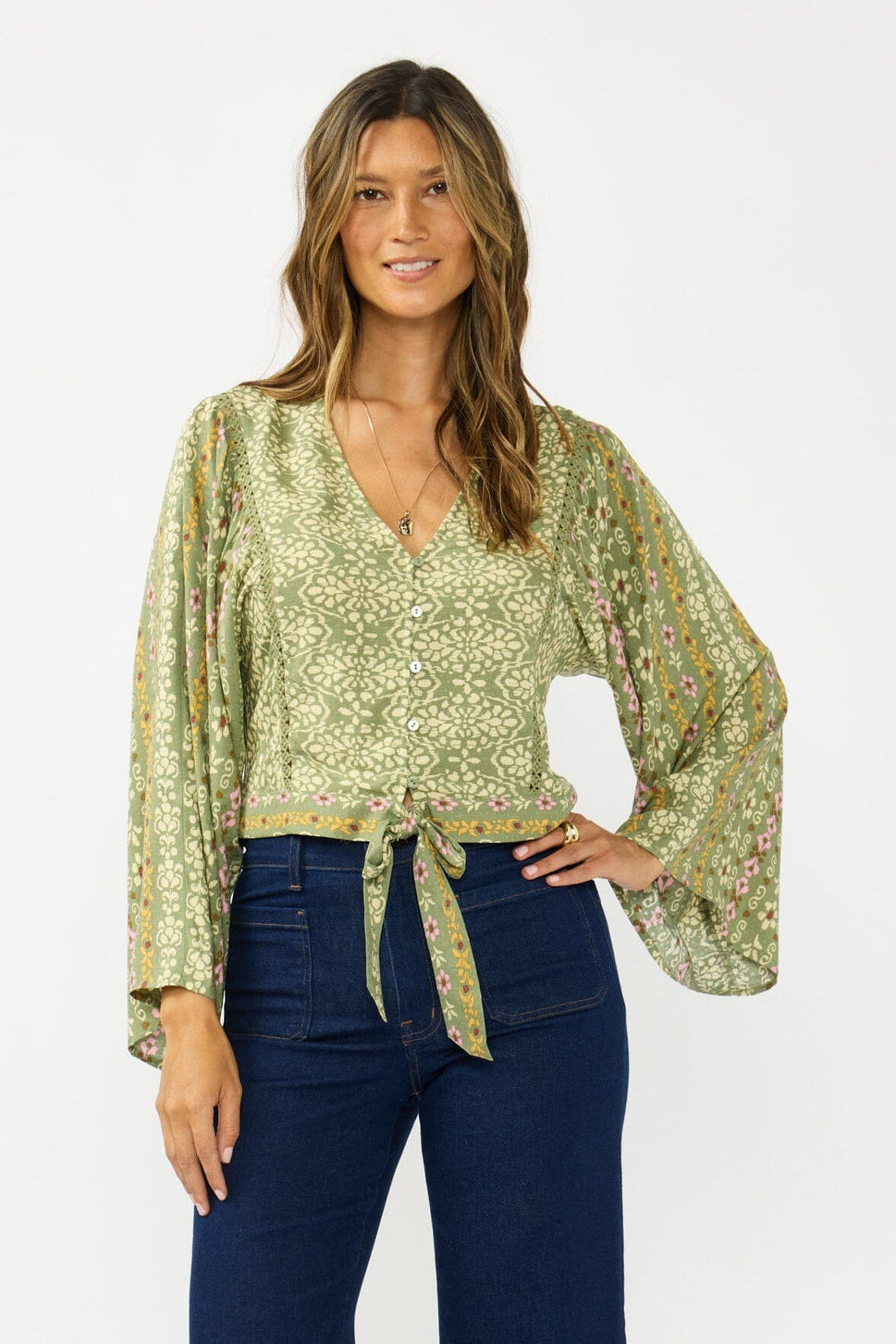 Lovestitch Soraya Tie Front Top