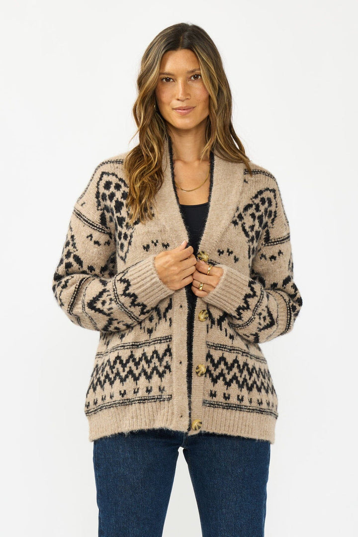 Lovestitch Sora Button Front Cardigan